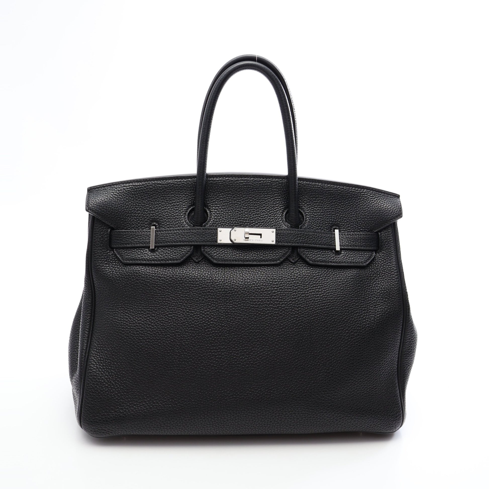 バーキン35 ハンドバッグ トゴ ブラック シルバー金具 □K刻印 エルメス バッグ HERMES