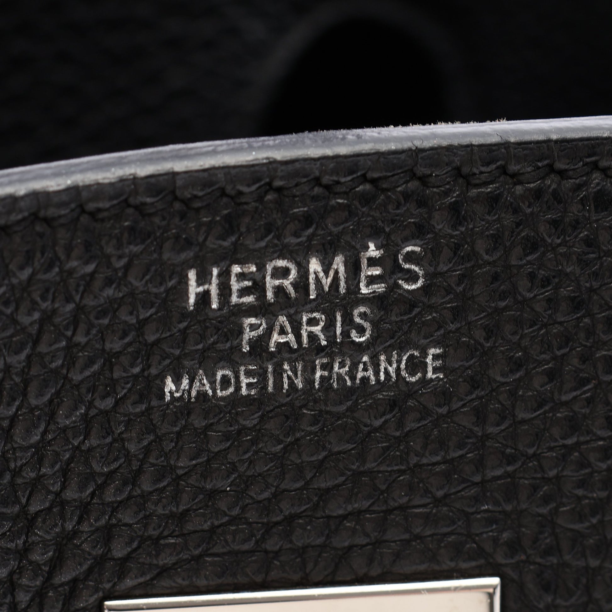 バーキン35 ハンドバッグ トゴ ブラック シルバー金具 □K刻印 エルメス バッグ HERMES