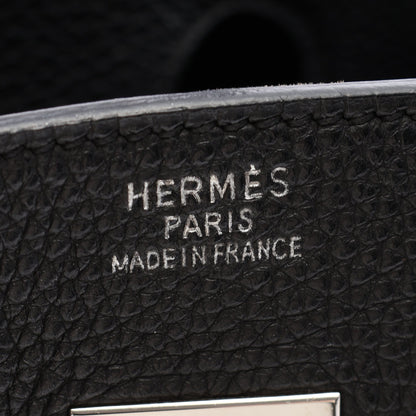 バーキン35 ハンドバッグ トゴ ブラック シルバー金具 □K刻印 エルメス バッグ HERMES