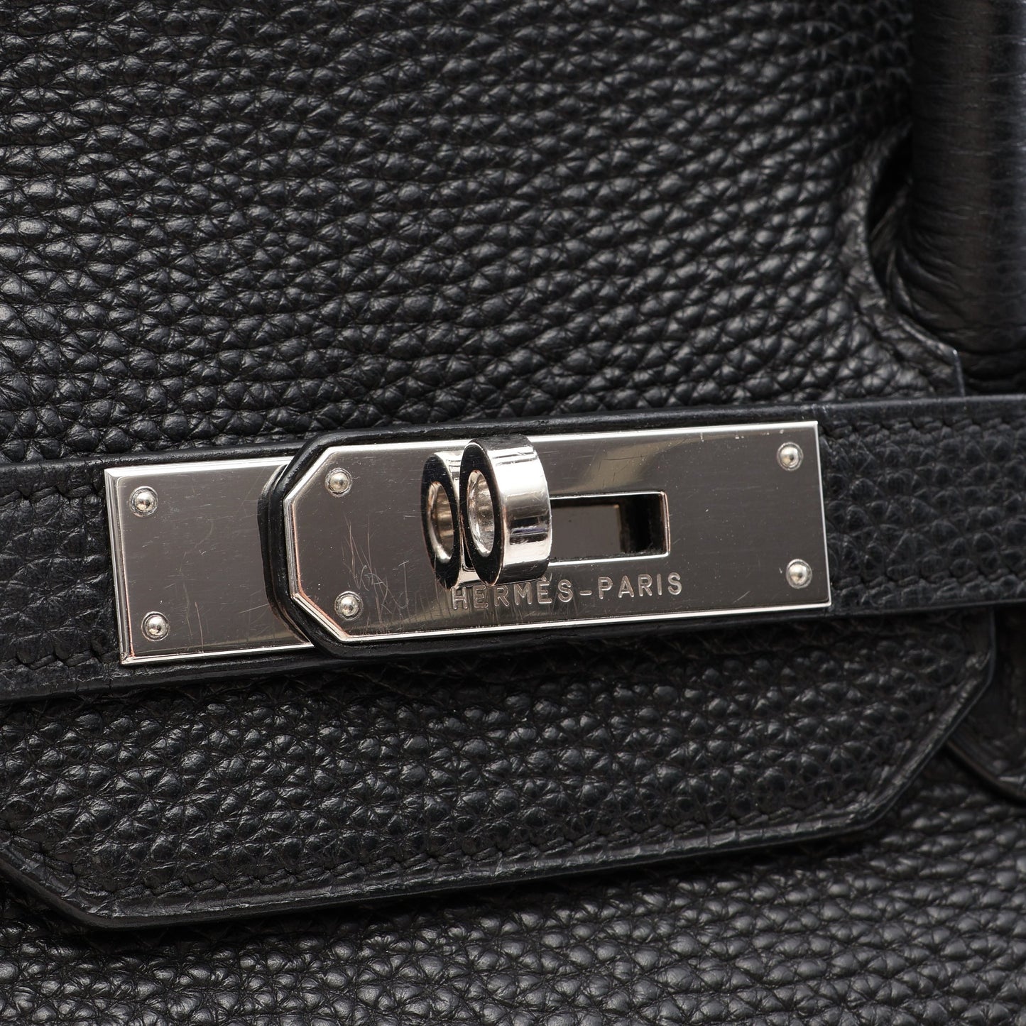 バーキン35 ハンドバッグ トゴ ブラック シルバー金具 □K刻印 エルメス バッグ HERMES