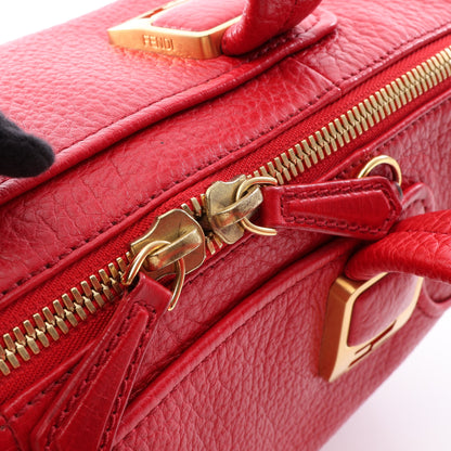 カメレオン 2WAY ハンドバッグ レザー レッド フェンディ バッグ FENDI