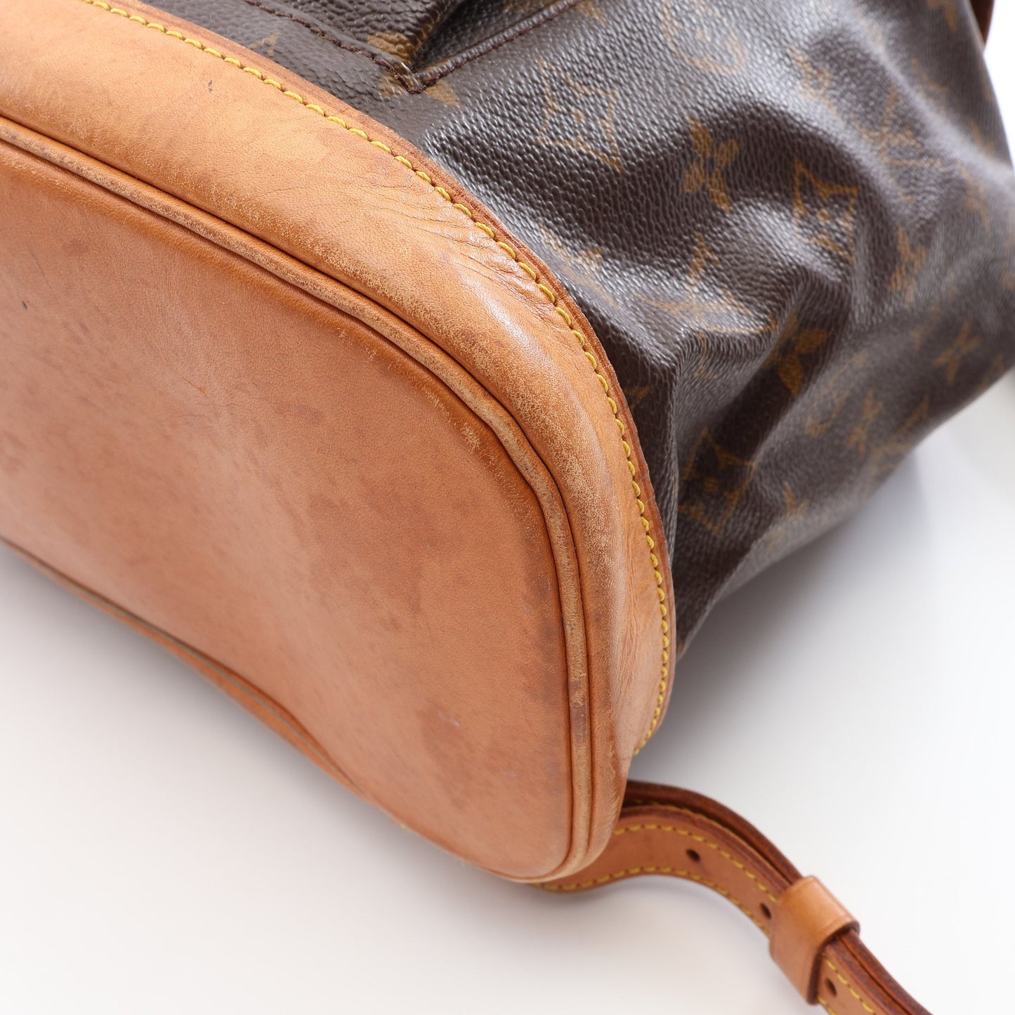 モンスリGM モノグラム バックパック リュックサック PVC レザー ブラウン ルイヴィトン バッグ LOUIS VUITTON