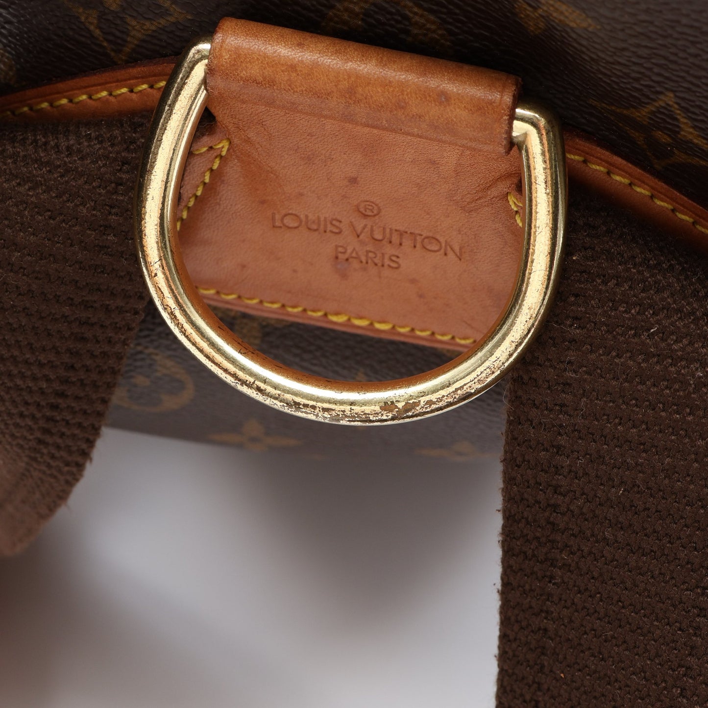 モンスリGM モノグラム バックパック リュックサック PVC レザー ブラウン ルイヴィトン バッグ LOUIS VUITTON