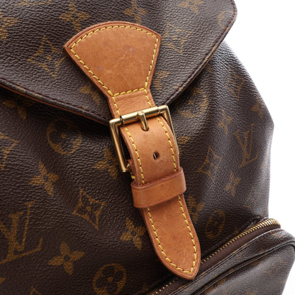 モンスリGM モノグラム バックパック リュックサック PVC レザー ブラウン ルイヴィトン バッグ LOUIS VUITTON