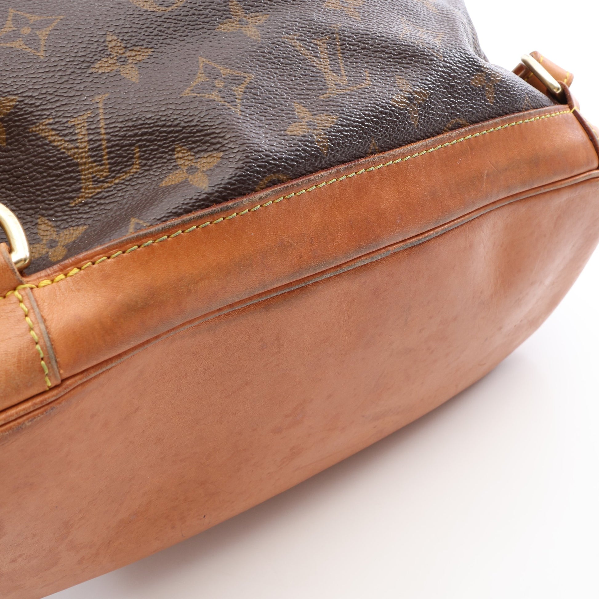 モンスリGM モノグラム バックパック リュックサック PVC レザー ブラウン ルイヴィトン バッグ LOUIS VUITTON