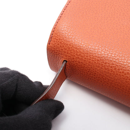 サックコロラドMM ポティロン ショルダーバッグ ヴァッシュリエジェ トワルシェブロン オレンジ シルバー金具 □I刻印 エルメス