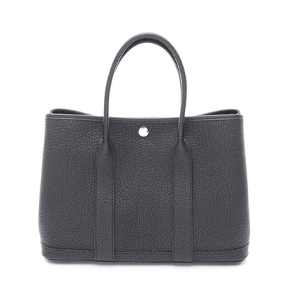 ガーデンパーティTPM ハンドバッグ トートバッグ ネゴンダ ブラック シルバー金具 B刻印 エルメス バッグ HERMES