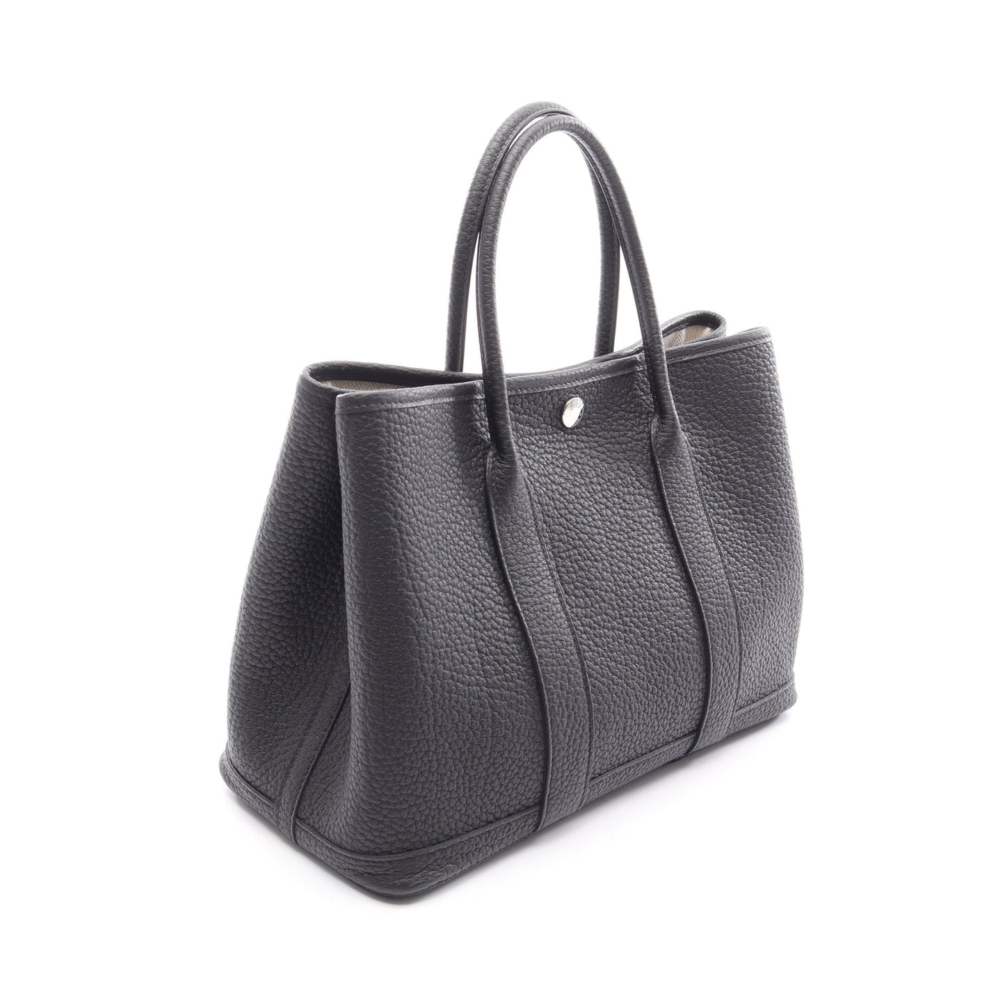 ガーデンパーティTPM ハンドバッグ トートバッグ ネゴンダ ブラック シルバー金具 B刻印 エルメス バッグ HERMES