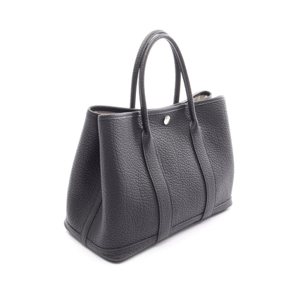 ガーデンパーティTPM ハンドバッグ トートバッグ ネゴンダ ブラック シルバー金具 B刻印 エルメス バッグ HERMES