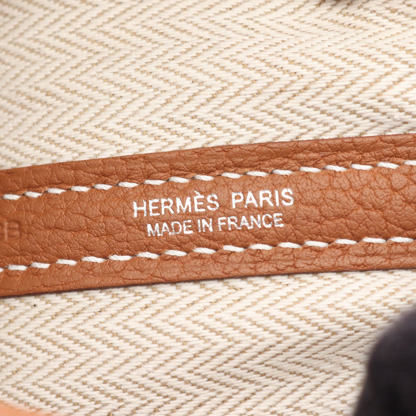ガーデンパーティTPM ゴールド ハンドバッグ トートバッグ ネゴンダ ブラウン シルバー金具 G刻印 エルメス バッグ HERMES
