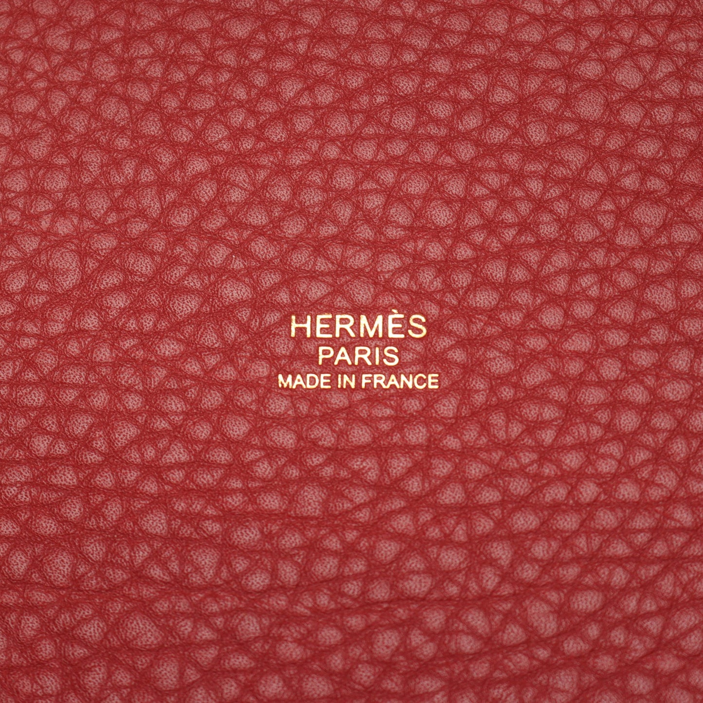 ピコタンロックPM ルージュアッシュ ハンドバッグ トリヨンクレマンス ボルドー ゴールド金具 K刻印 エルメス バッグ HERMES