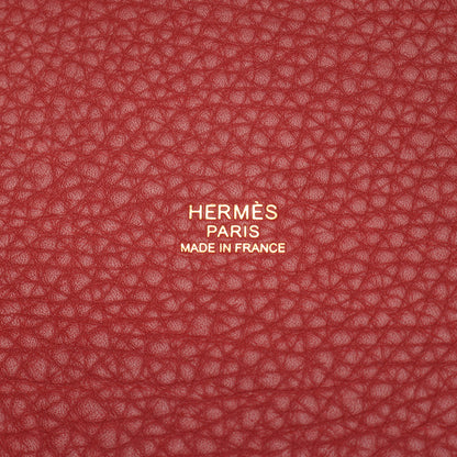 ピコタンロックPM ルージュアッシュ ハンドバッグ トリヨンクレマンス ボルドー ゴールド金具 K刻印 エルメス バッグ HERMES
