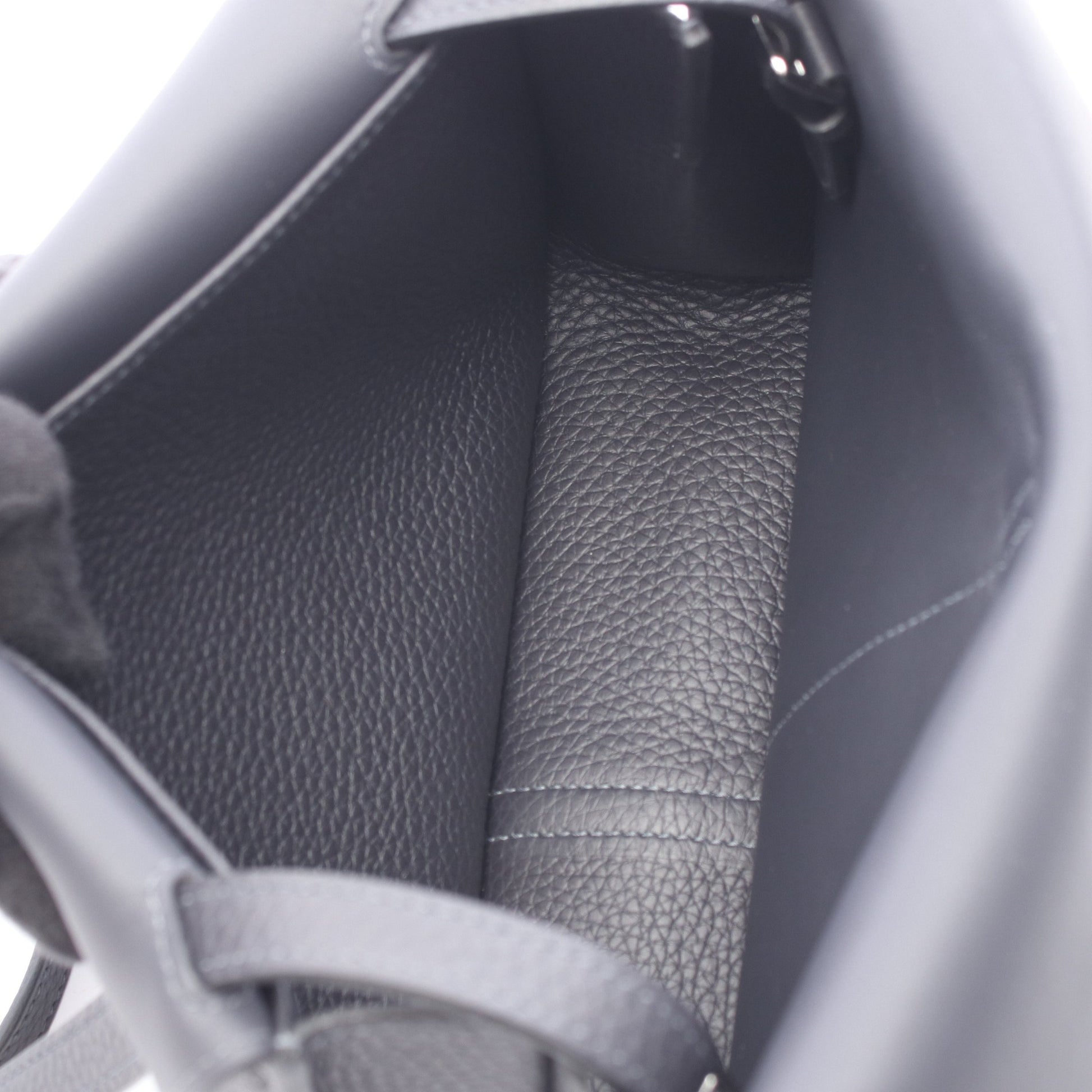 アルザン25 キャバン 2WAY ハンドバッグ トリヨンクレマンス ダークネイビー シルバー金具 K刻印 エルメス バッグ HERMES