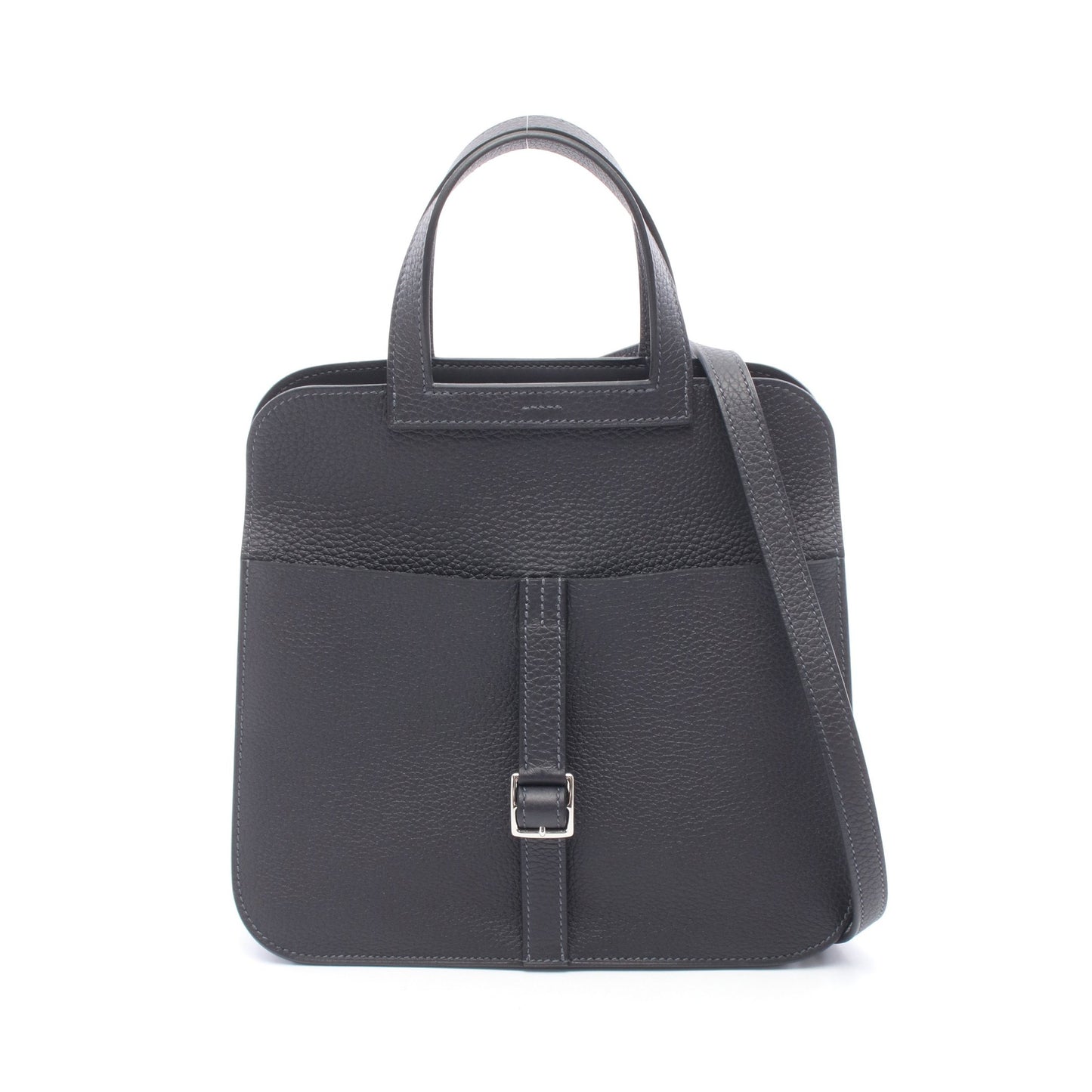 アルザン25 キャバン 2WAY ハンドバッグ トリヨンクレマンス ダークネイビー シルバー金具 K刻印 エルメス バッグ HERMES