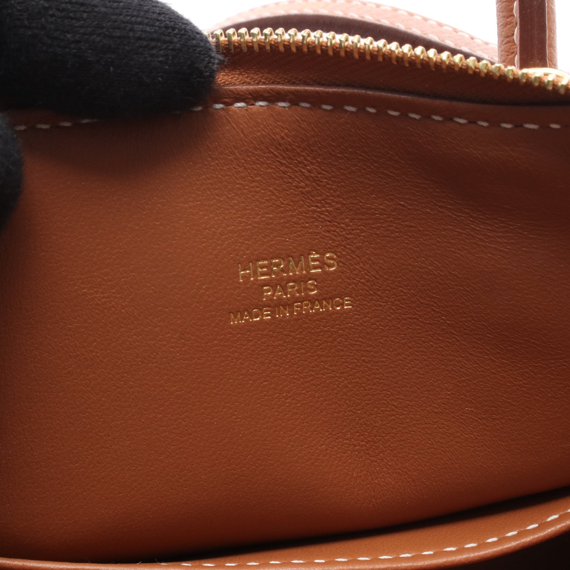 ボリード1923 ミニ ゴールド 2WAY ハンドバッグ エバーカラー ブラウン ゴールド金具 K刻印 エルメス バッグ HERMES