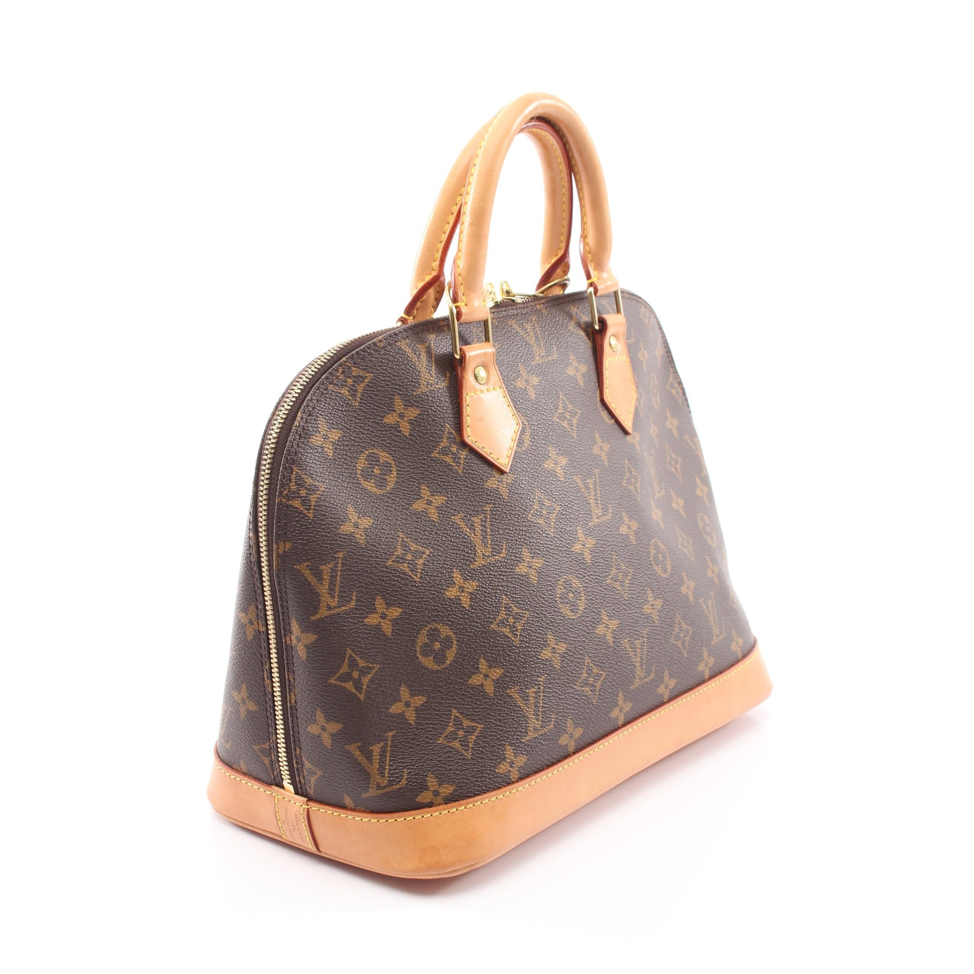 アルマPM モノグラム ハンドバッグ PVC レザー ブラウン ルイヴィトン バッグ LOUIS VUITTON