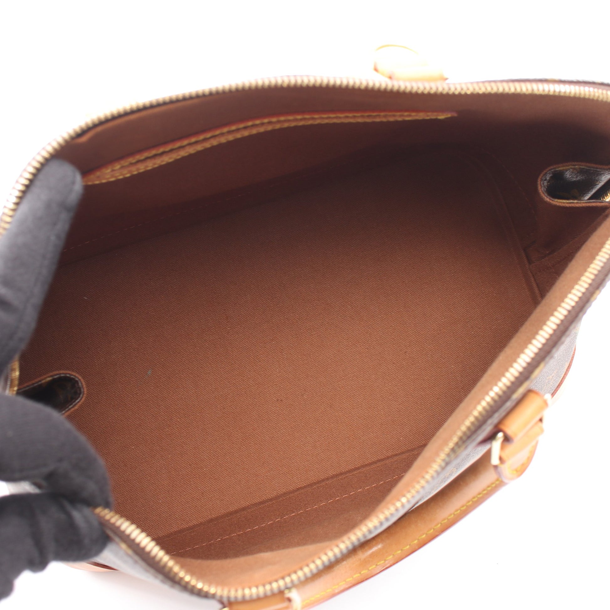 アルマPM モノグラム ハンドバッグ PVC レザー ブラウン ルイヴィトン バッグ LOUIS VUITTON