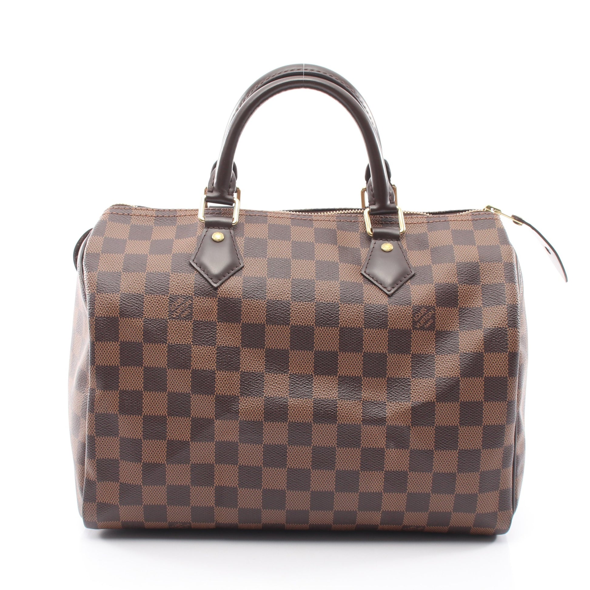 スピーディ30 ダミエエベヌ ハンドバッグ PVC レザー ブラウン ルイヴィトン バッグ LOUIS VUITTON