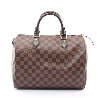 スピーディ30 ダミエエベヌ ハンドバッグ PVC レザー ブラウン ルイヴィトン バッグ LOUIS VUITTON