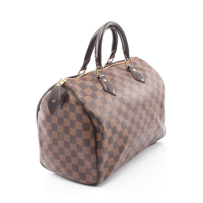 スピーディ30 ダミエエベヌ ハンドバッグ PVC レザー ブラウン ルイヴィトン バッグ LOUIS VUITTON