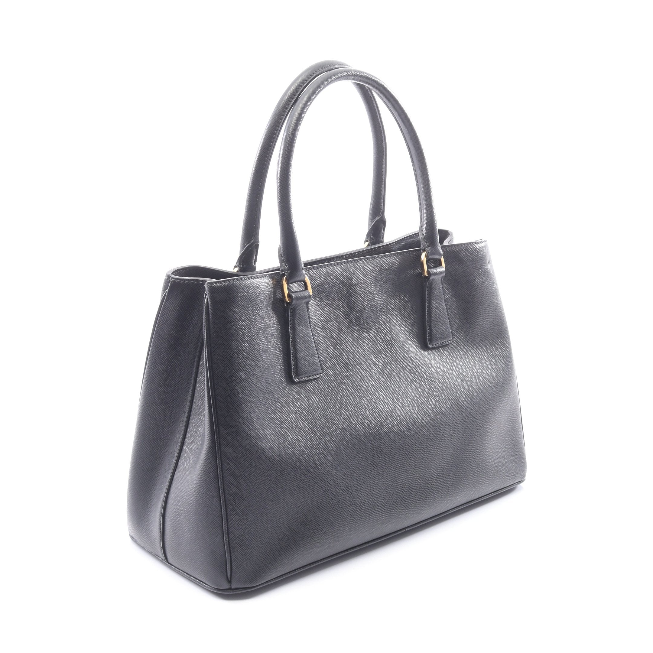 SAFFIANO LUX ガレリア ハンドバッグ サフィアーノレザー ブラック