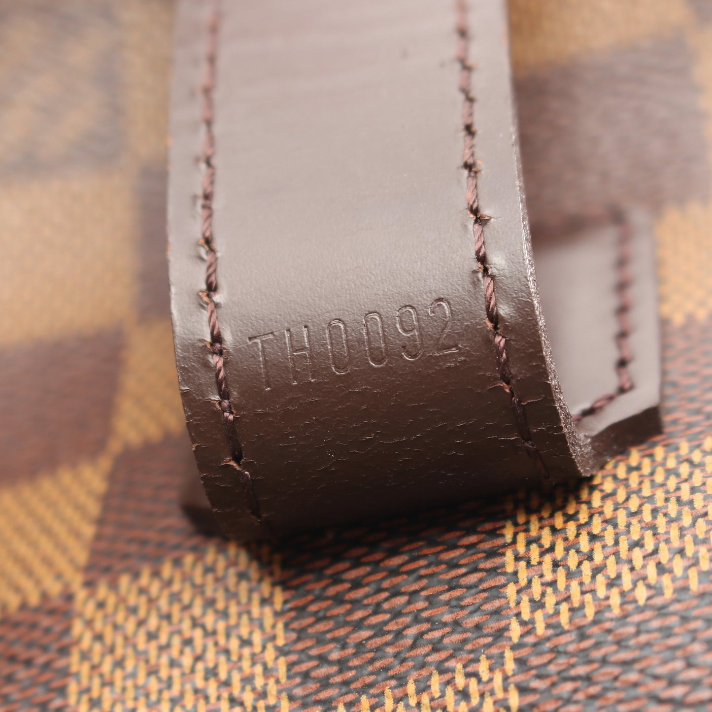 ブロードウェイ ダミエエベヌ 2WAY ショルダーバッグ PVC レザー ブラウン ルイヴィトン バッグ LOUIS VUITTON