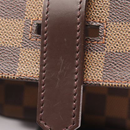 ブロードウェイ ダミエエベヌ 2WAY ショルダーバッグ PVC レザー ブラウン ルイヴィトン バッグ LOUIS VUITTON