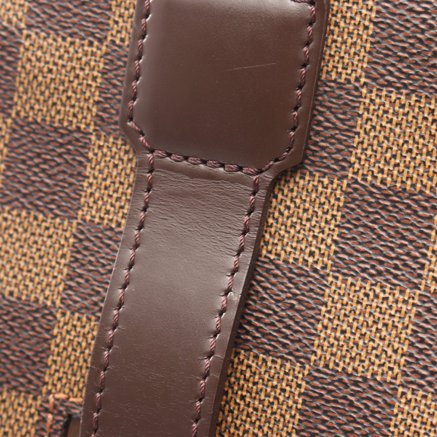 ブロードウェイ ダミエエベヌ 2WAY ショルダーバッグ PVC レザー ブラウン ルイヴィトン バッグ LOUIS VUITTON