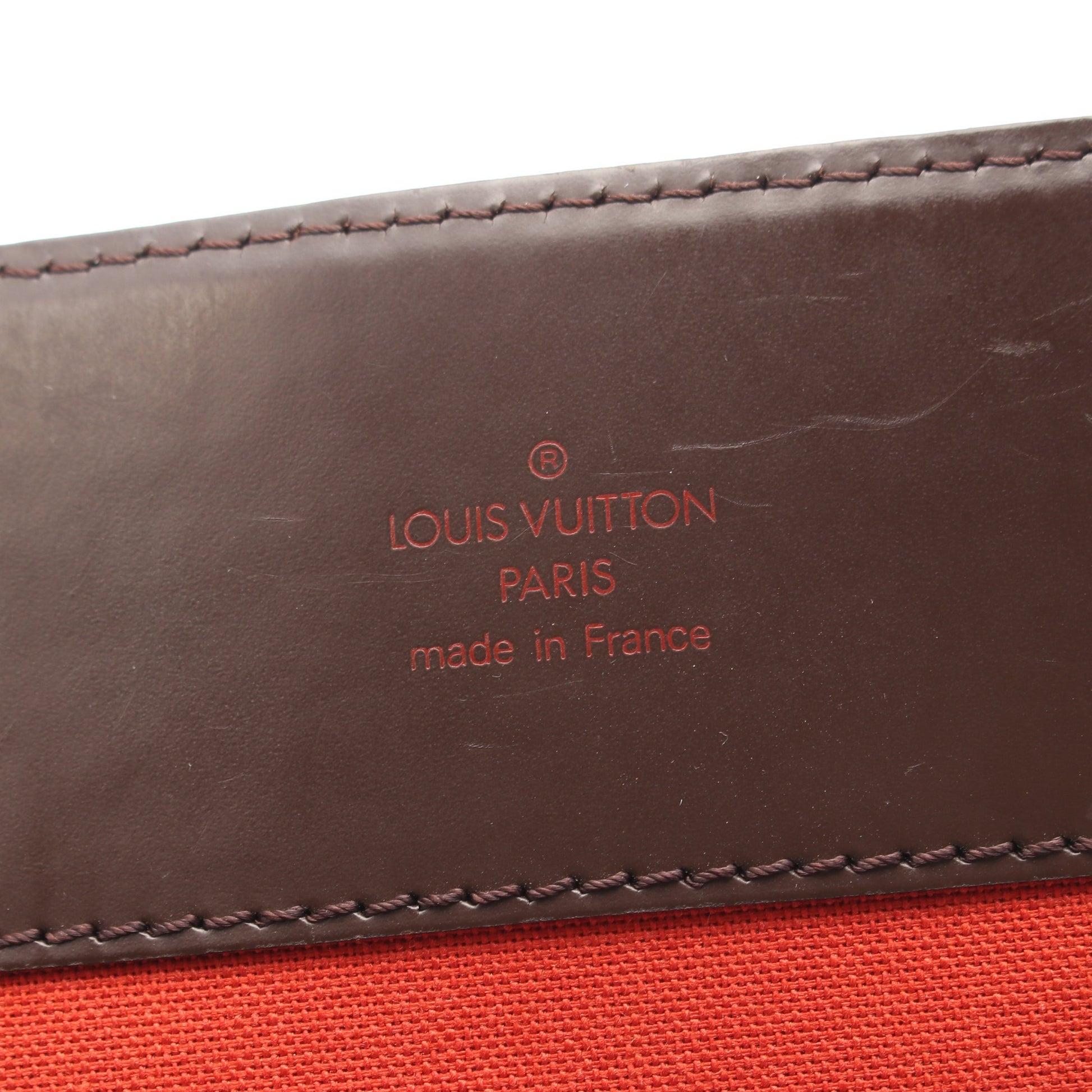 ブロードウェイ ダミエエベヌ 2WAY ショルダーバッグ PVC レザー ブラウン ルイヴィトン バッグ LOUIS VUITTON