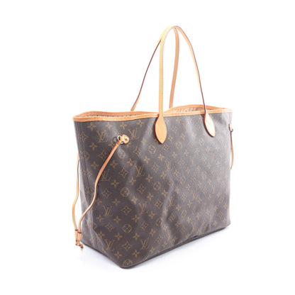ネヴァーフルGM モノグラム ショルダーバッグ トートバッグ PVC レザー ブラウン ルイヴィトン バッグ LOUIS VUITTON