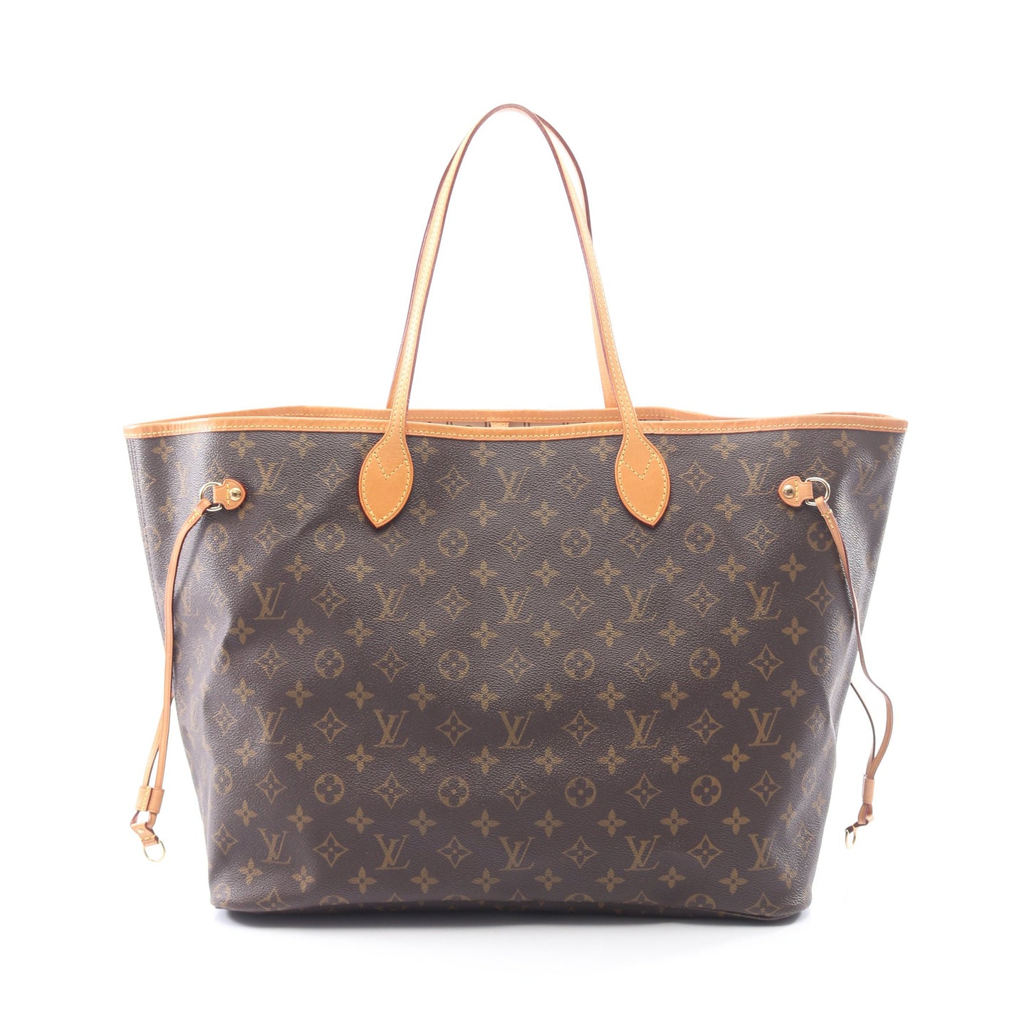 ネヴァーフルGM モノグラム ショルダーバッグ トートバッグ PVC レザー ブラウン ルイヴィトン バッグ LOUIS VUITTON