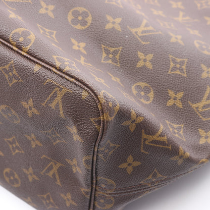 ネヴァーフルGM モノグラム ショルダーバッグ トートバッグ PVC レザー ブラウン ルイヴィトン バッグ LOUIS VUITTON