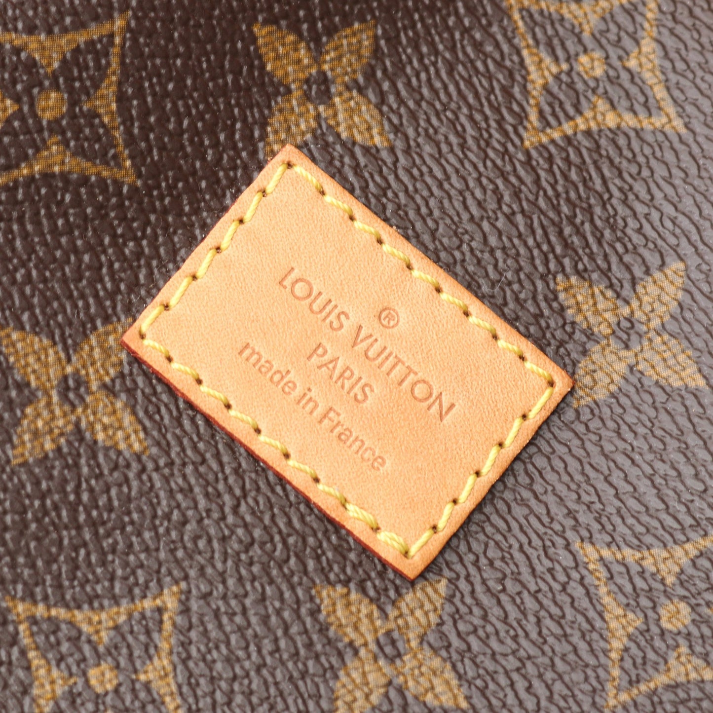 ソミュール30 モノグラム ショルダーバッグ PVC レザー ブラウン ルイヴィトン バッグ LOUIS VUITTON