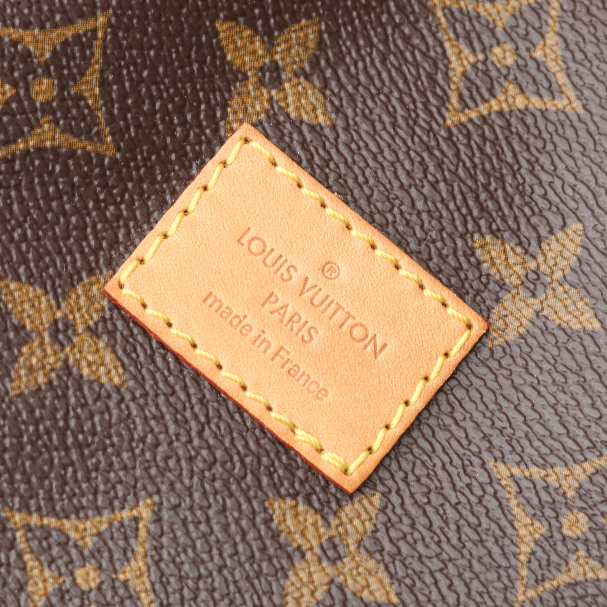 ソミュール30 モノグラム ショルダーバッグ PVC レザー ブラウン ルイヴィトン バッグ LOUIS VUITTON