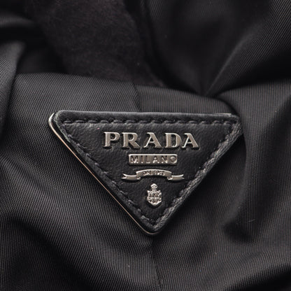 リバーシブル 2WAY ハンドバッグ ナイロン ブラック プラダ バッグ PRADA