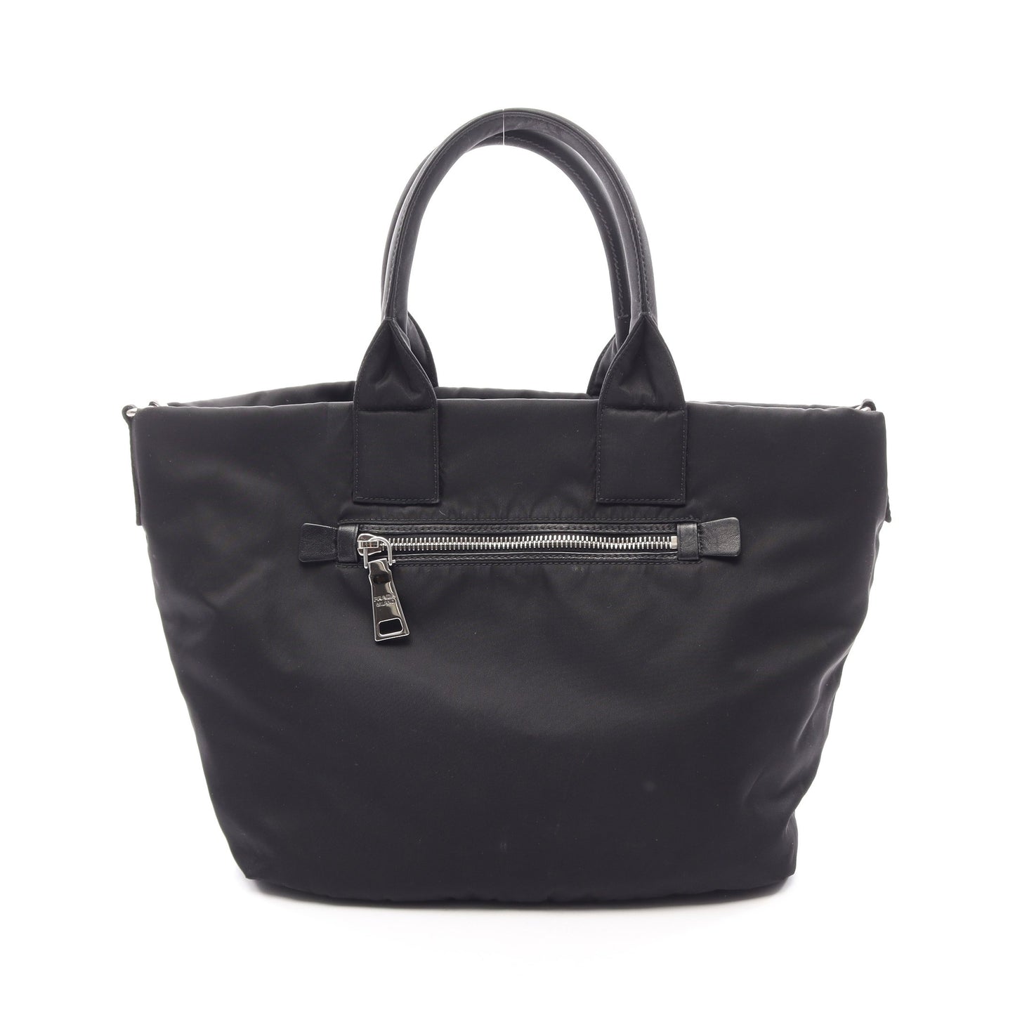 リバーシブル 2WAY ハンドバッグ ナイロン ブラック プラダ バッグ PRADA
