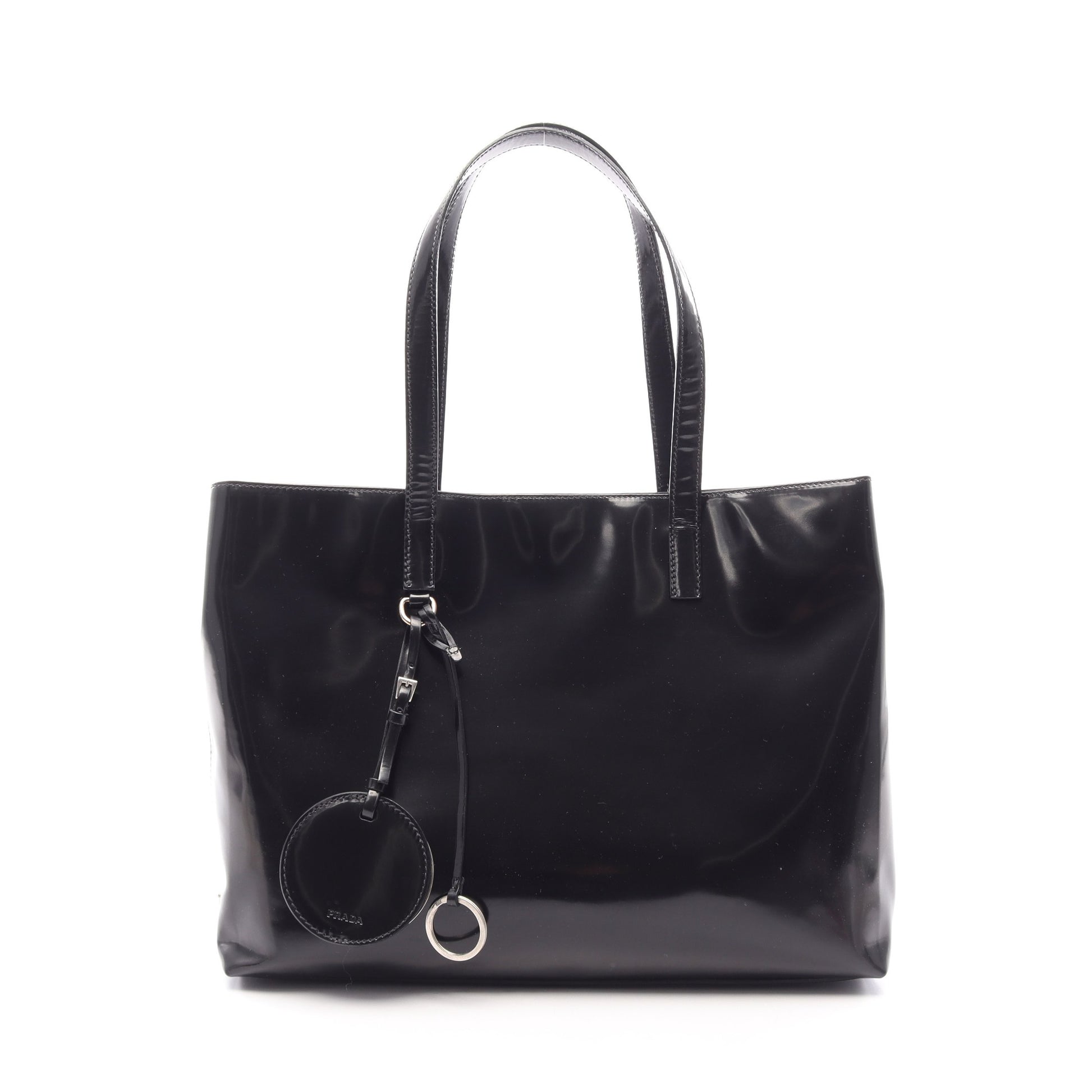 VERA SPORT ハンドバッグ トートバッグ レザー ブラック プラダ バッグ PRADA