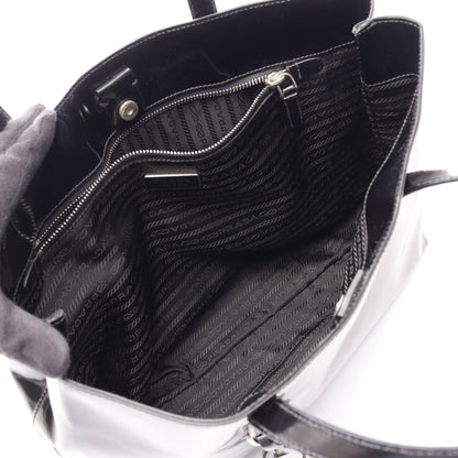 VERA SPORT ハンドバッグ トートバッグ レザー ブラック プラダ バッグ PRADA