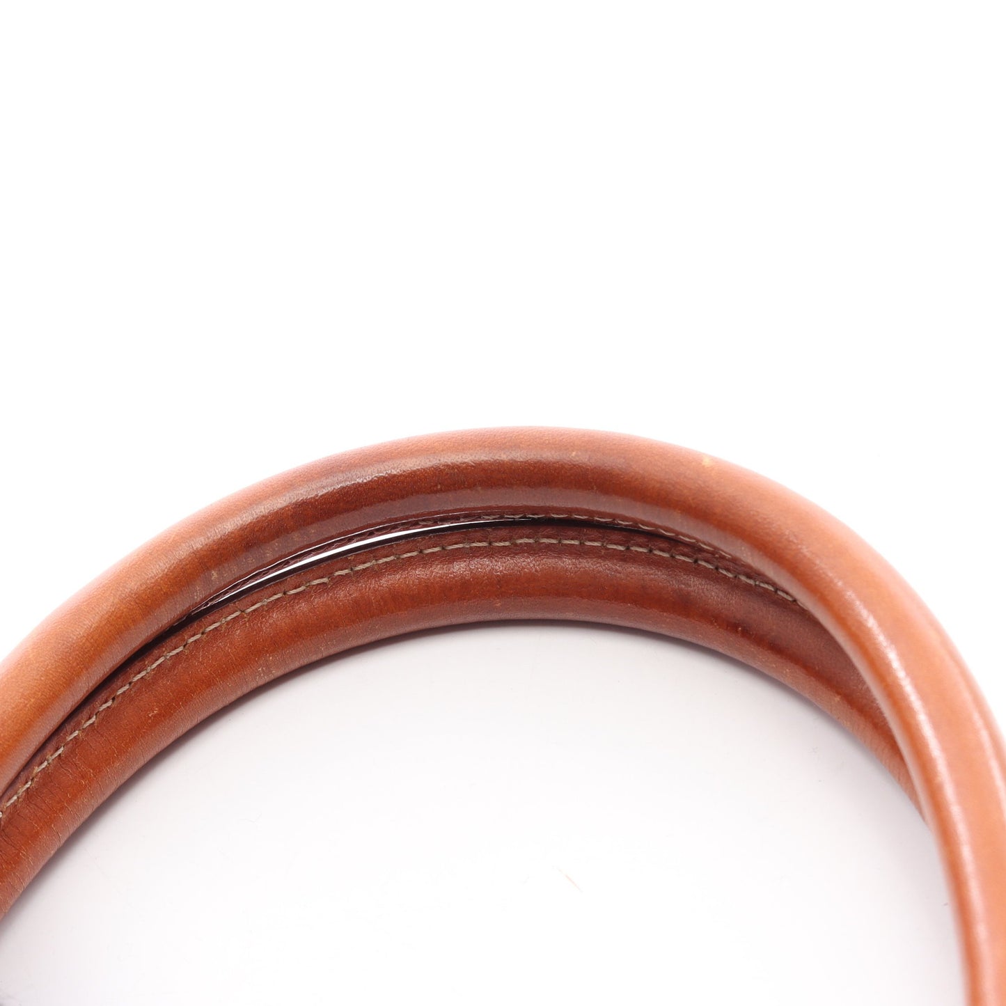 マカダム ハンドバッグ PVC レザー ダークブラウン ブラウン セリーヌ バッグ CELINE