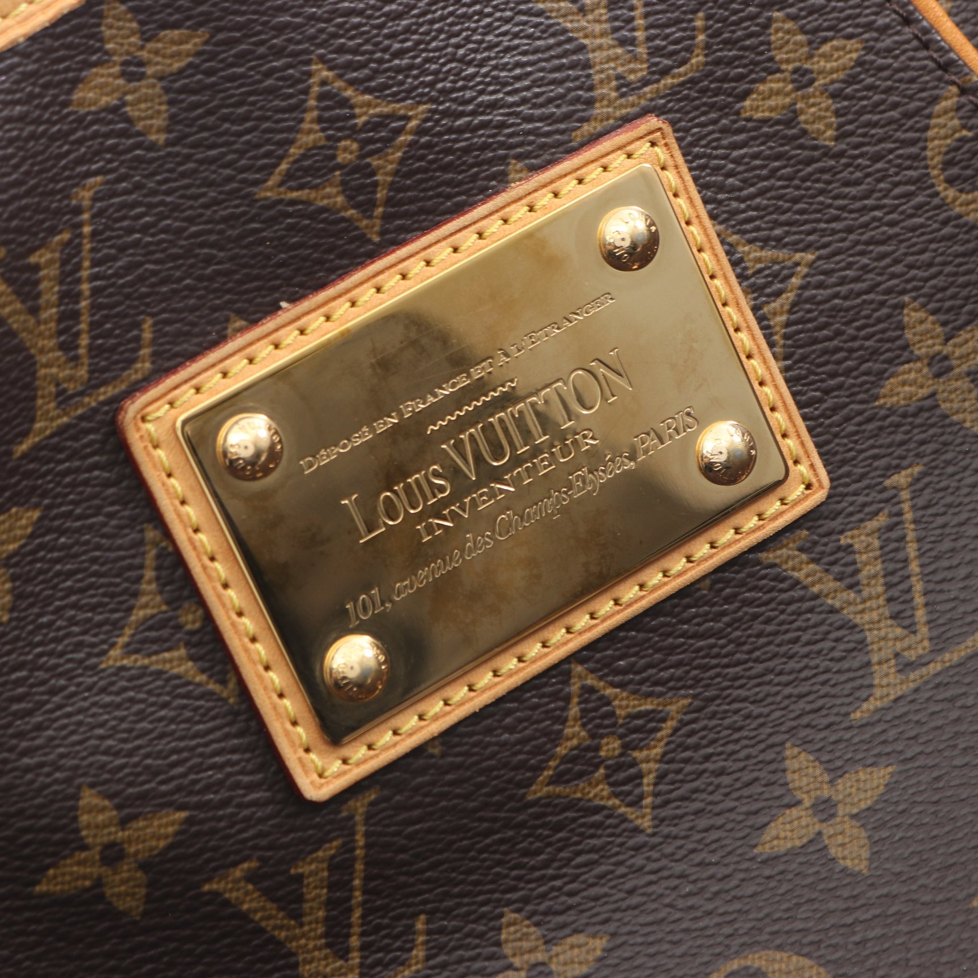 ガリエラPM モノグラム ワンショルダーバッグ PVC レザー ブラウン ルイヴィトン バッグ LOUIS VUITTON