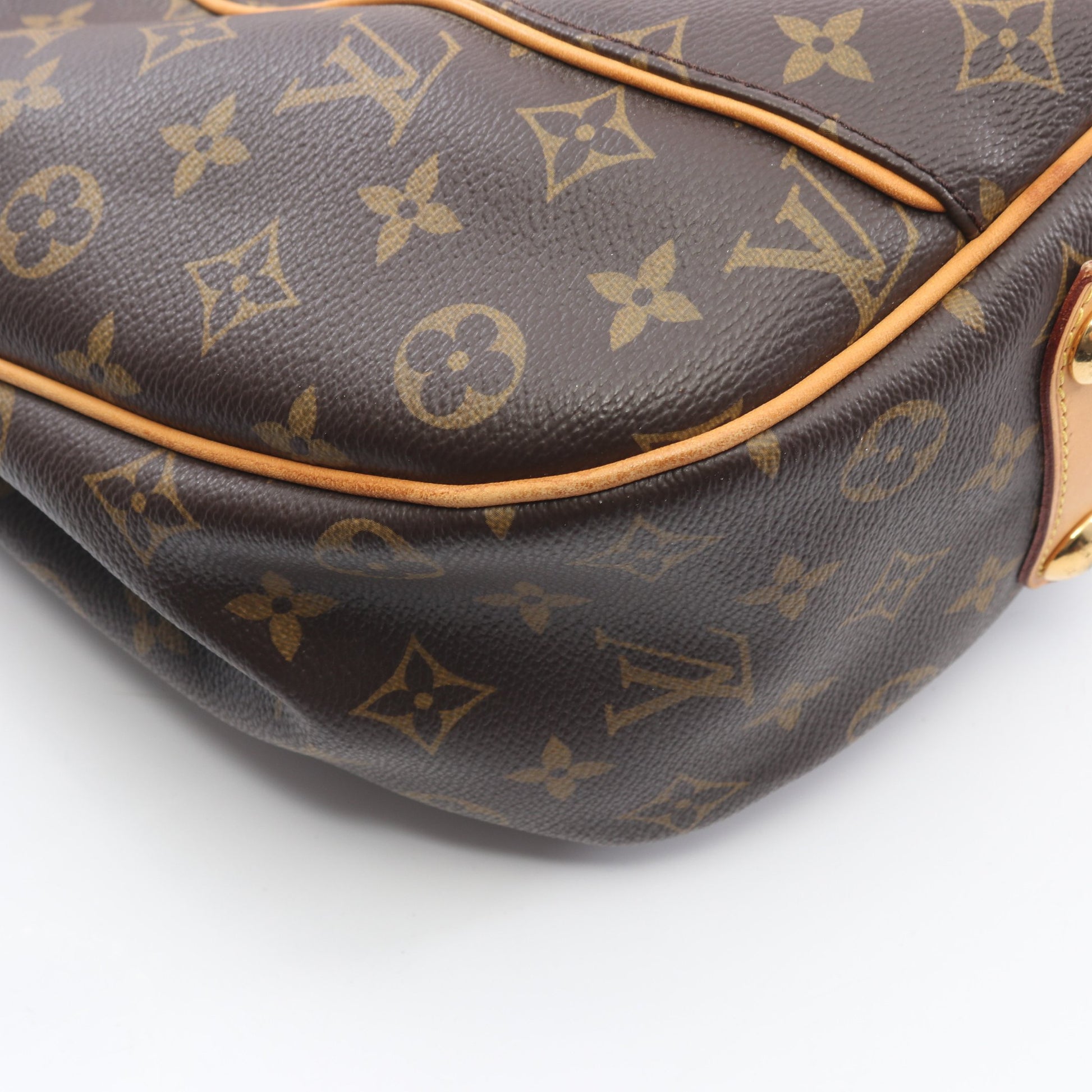 ガリエラPM モノグラム ワンショルダーバッグ PVC レザー ブラウン ルイヴィトン バッグ LOUIS VUITTON
