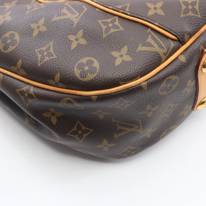 ガリエラPM モノグラム ワンショルダーバッグ PVC レザー ブラウン ルイヴィトン バッグ LOUIS VUITTON