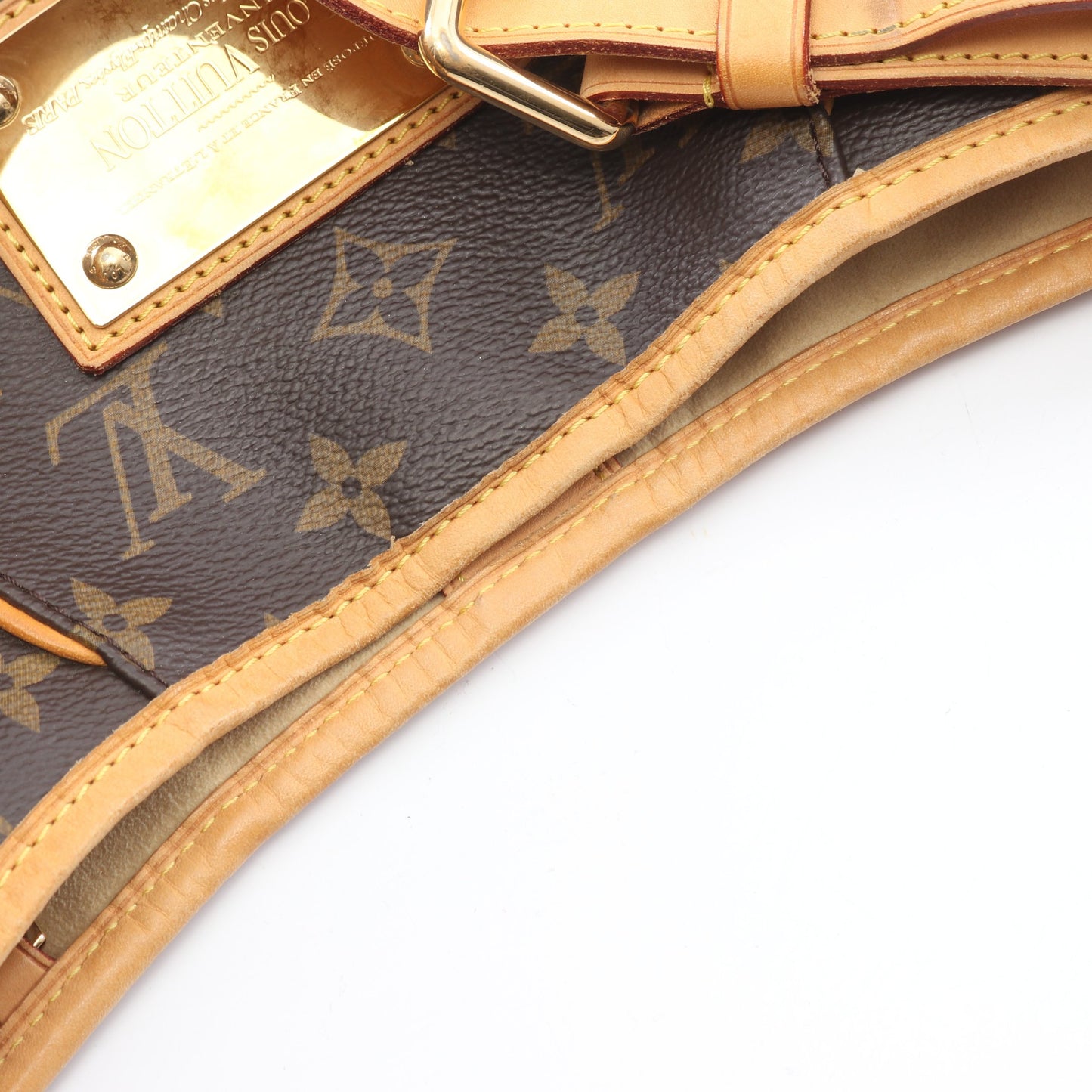ガリエラPM モノグラム ワンショルダーバッグ PVC レザー ブラウン ルイヴィトン バッグ LOUIS VUITTON