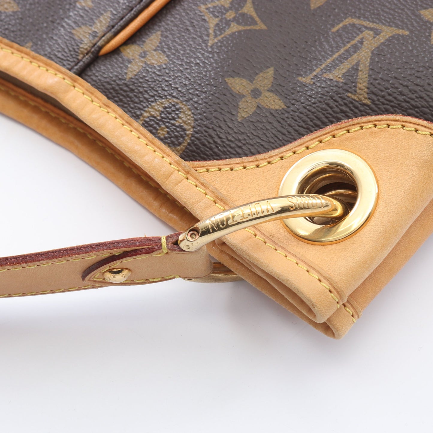 ガリエラPM モノグラム ワンショルダーバッグ PVC レザー ブラウン ルイヴィトン バッグ LOUIS VUITTON
