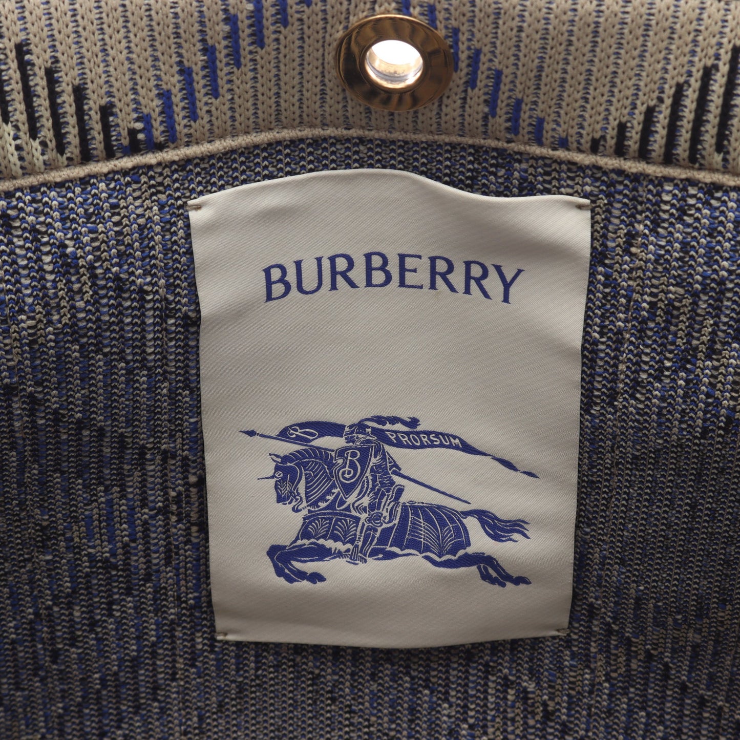 トートバッグ ショルダーバッグ トートバッグ ファブリック グレー マルチカラー バーバリー バッグ BURBERRY