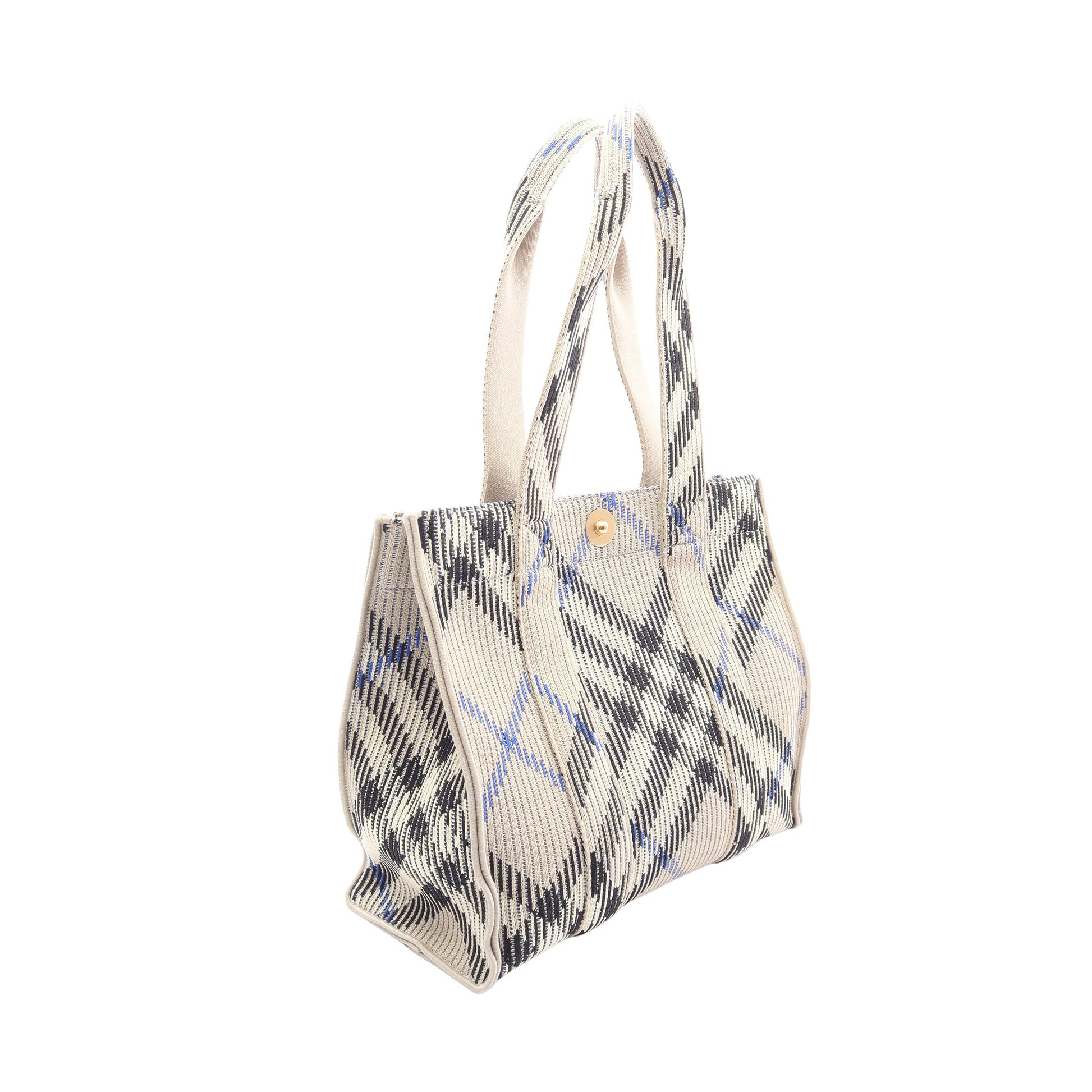トートバッグ ショルダーバッグ トートバッグ ファブリック グレー マルチカラー バーバリー バッグ BURBERRY