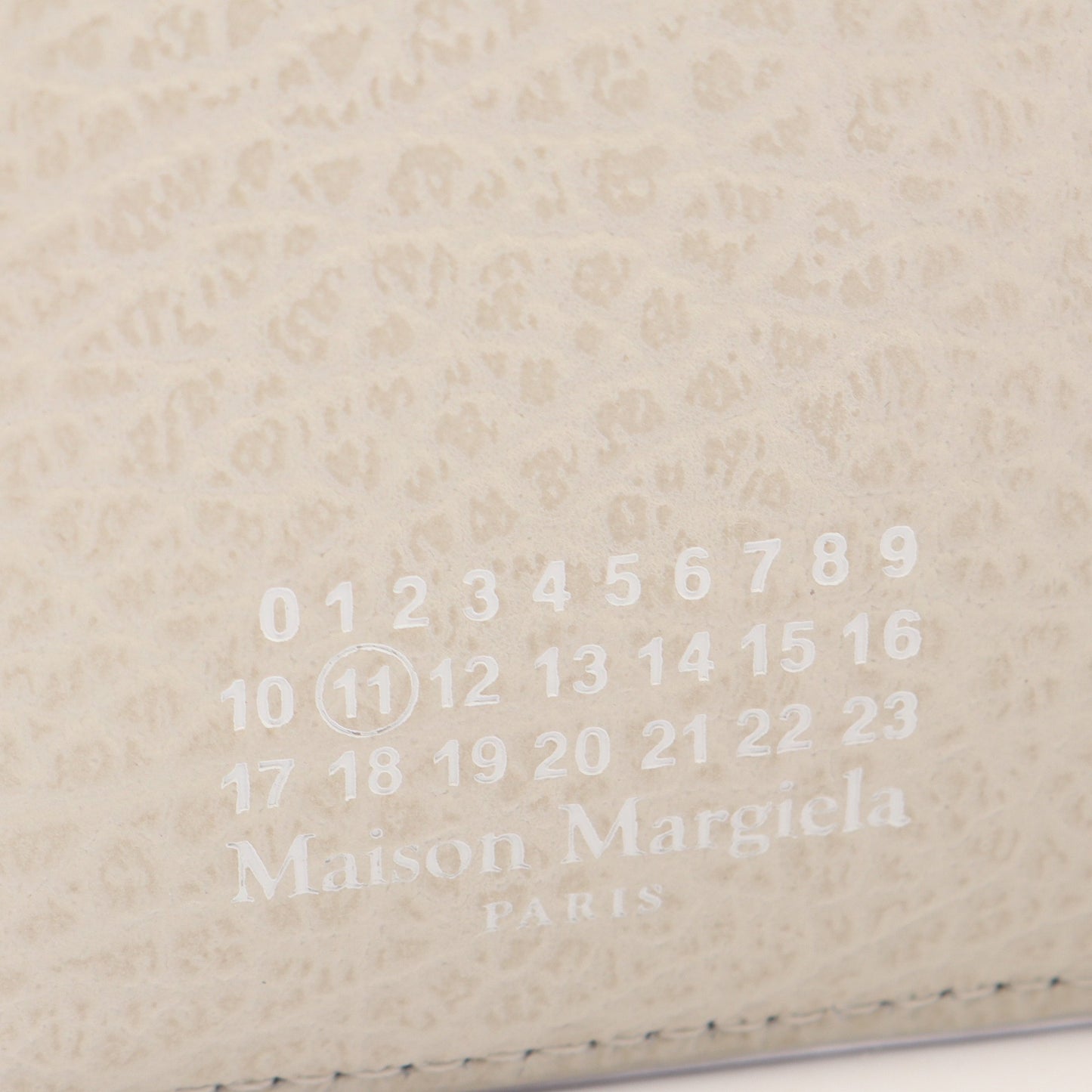 スリーフォールドウォレット 三つ折り財布 レザー オフホワイト メゾンマルジェラ11 財布・小物 Maison Margiela 11
