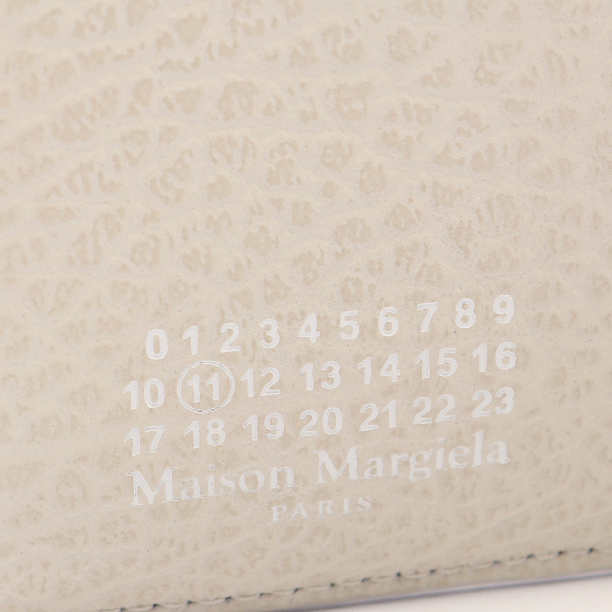 スリーフォールドウォレット 三つ折り財布 レザー オフホワイト メゾンマルジェラ11 財布・小物 Maison Margiela 11