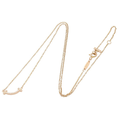 Tスマイルミニ ダイヤ ネックレス ネックレス K18PG ダイヤモンド クリア ピンクゴールド ティファニー アクセサリー TIFFANY & Co.
