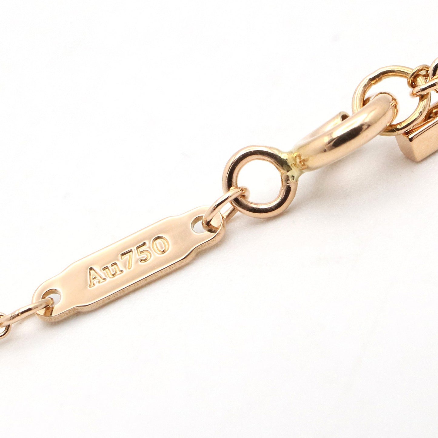 Tスマイルミニ ダイヤ ネックレス ネックレス K18PG ダイヤモンド クリア ピンクゴールド ティファニー アクセサリー TIFFANY & Co.